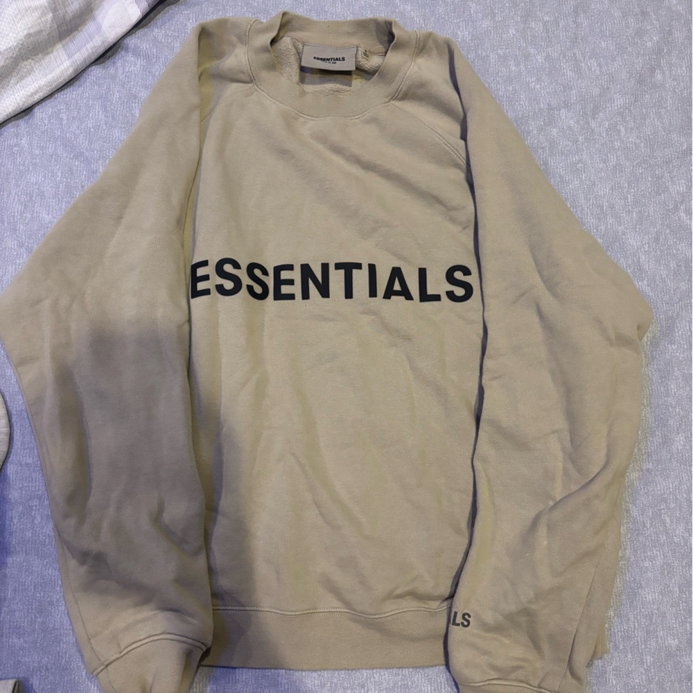 Fear of God Essentials Tan Sweatshirt